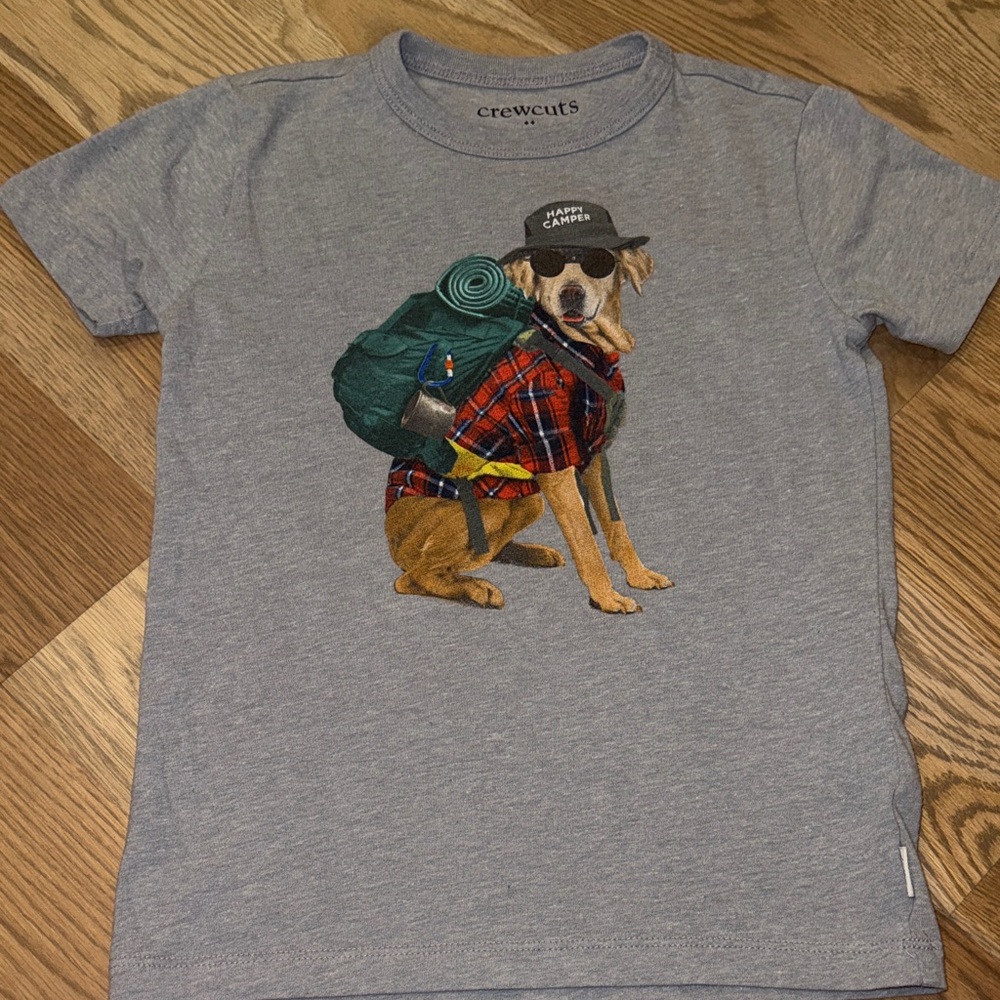 Crewcuts Happy Camper Dog Graphic Tee